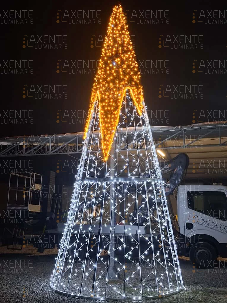 Albero di Natale con carpet effetto neve - Foto 4