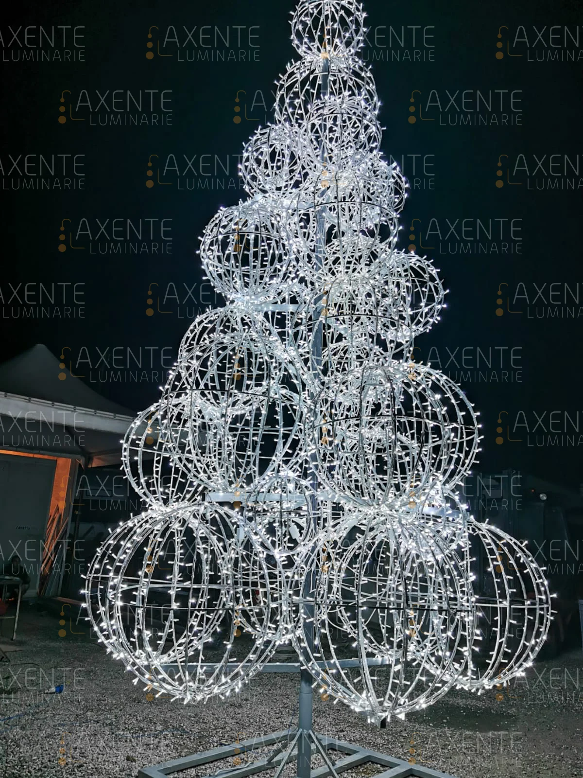 Albero con sfere 3D - Foto 2