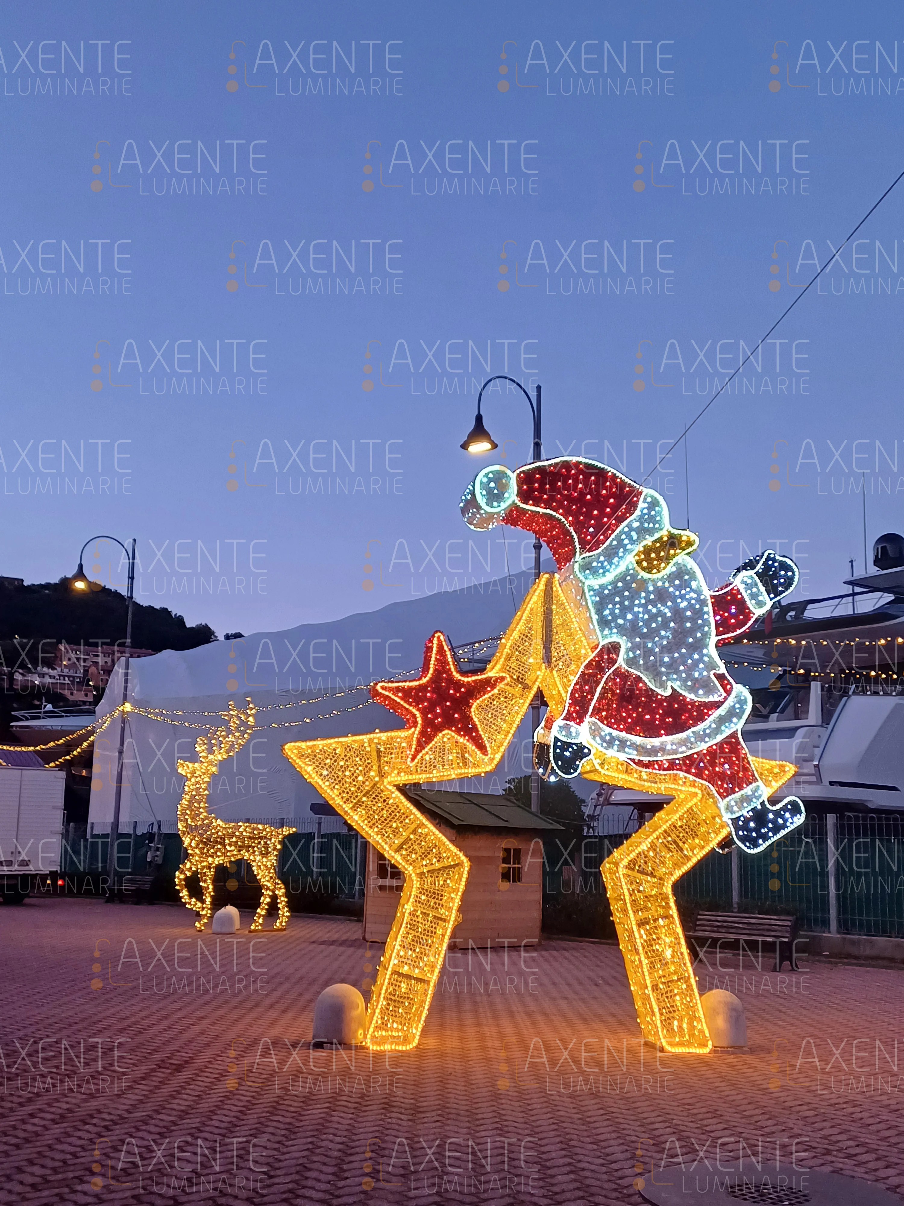 Babbo natale su stella - Foto 2