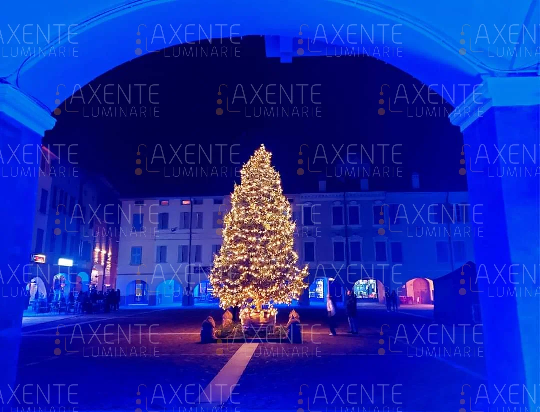 Illuminazione alberi con stringhe LED - Foto 4