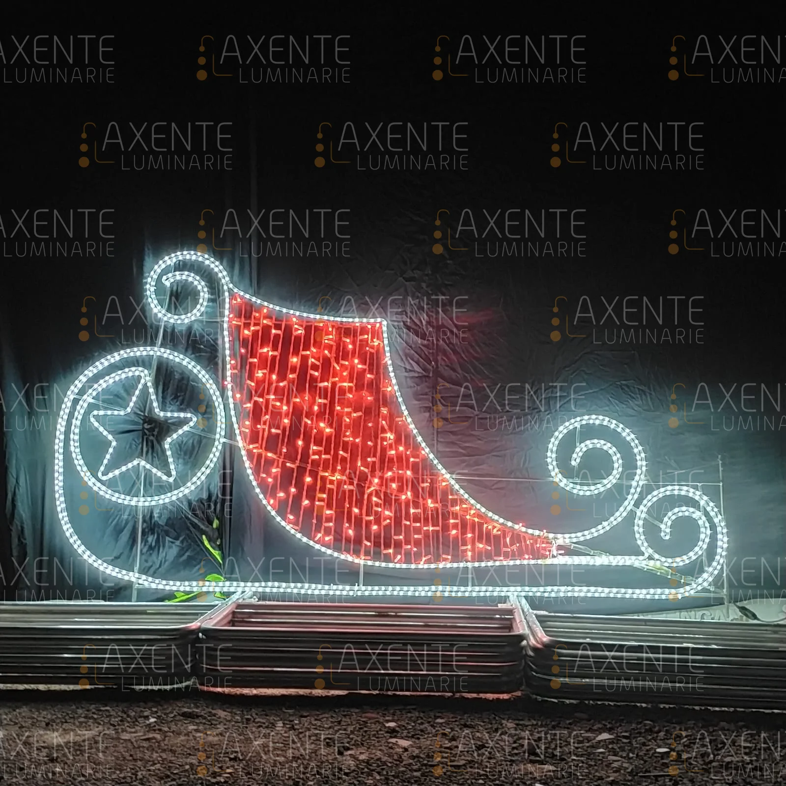 Slitta con Renne 2D - Foto 2